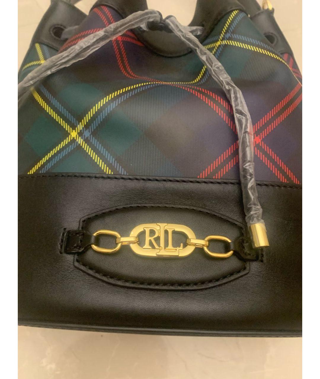 RALPH LAUREN Мульти кожаная сумка через плечо, фото 3