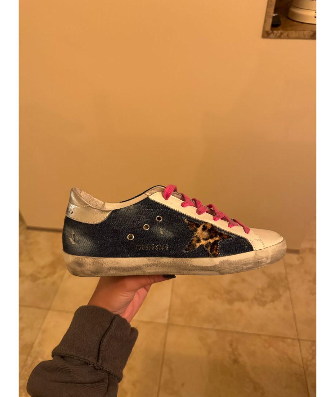 GOLDEN GOOSE DELUXE BRAND Мульти кожаные кеды, фото 9