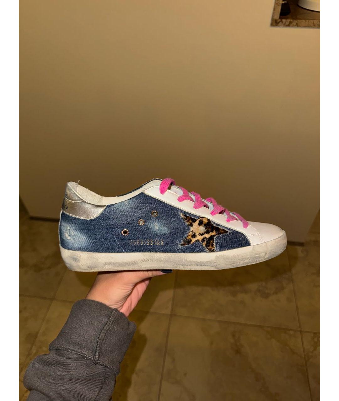 GOLDEN GOOSE DELUXE BRAND Мульти кожаные кеды, фото 7
