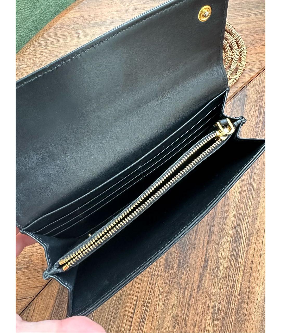 PRADA Черный кошелек, фото 6