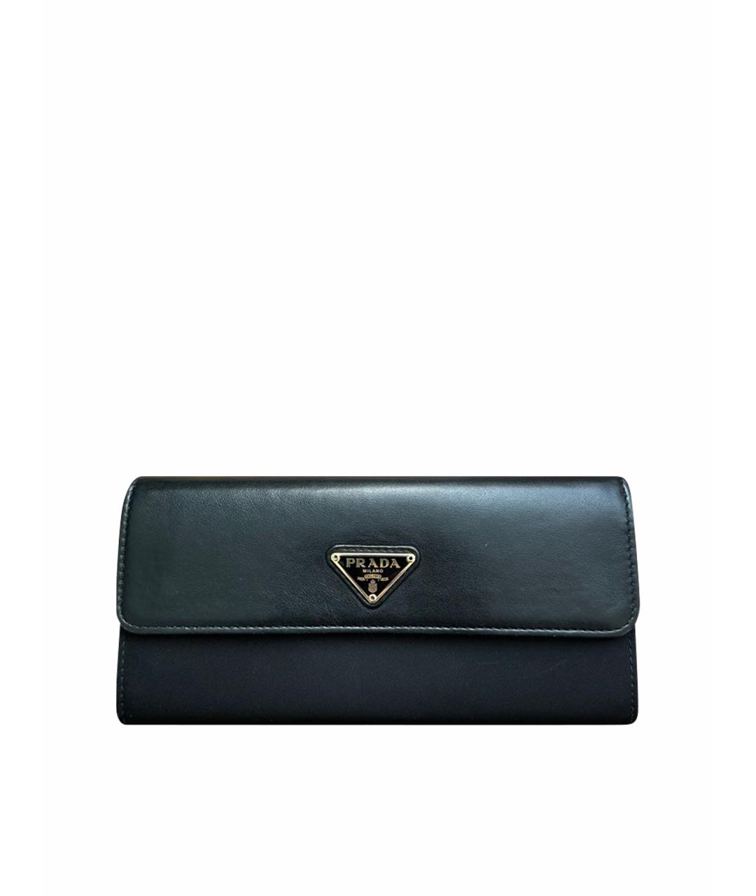 PRADA Черный кошелек, фото 1