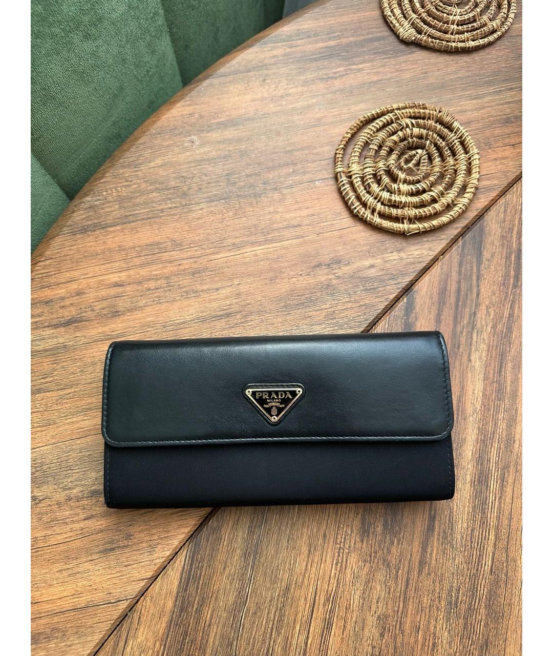 PRADA Черный кошелек, фото 9