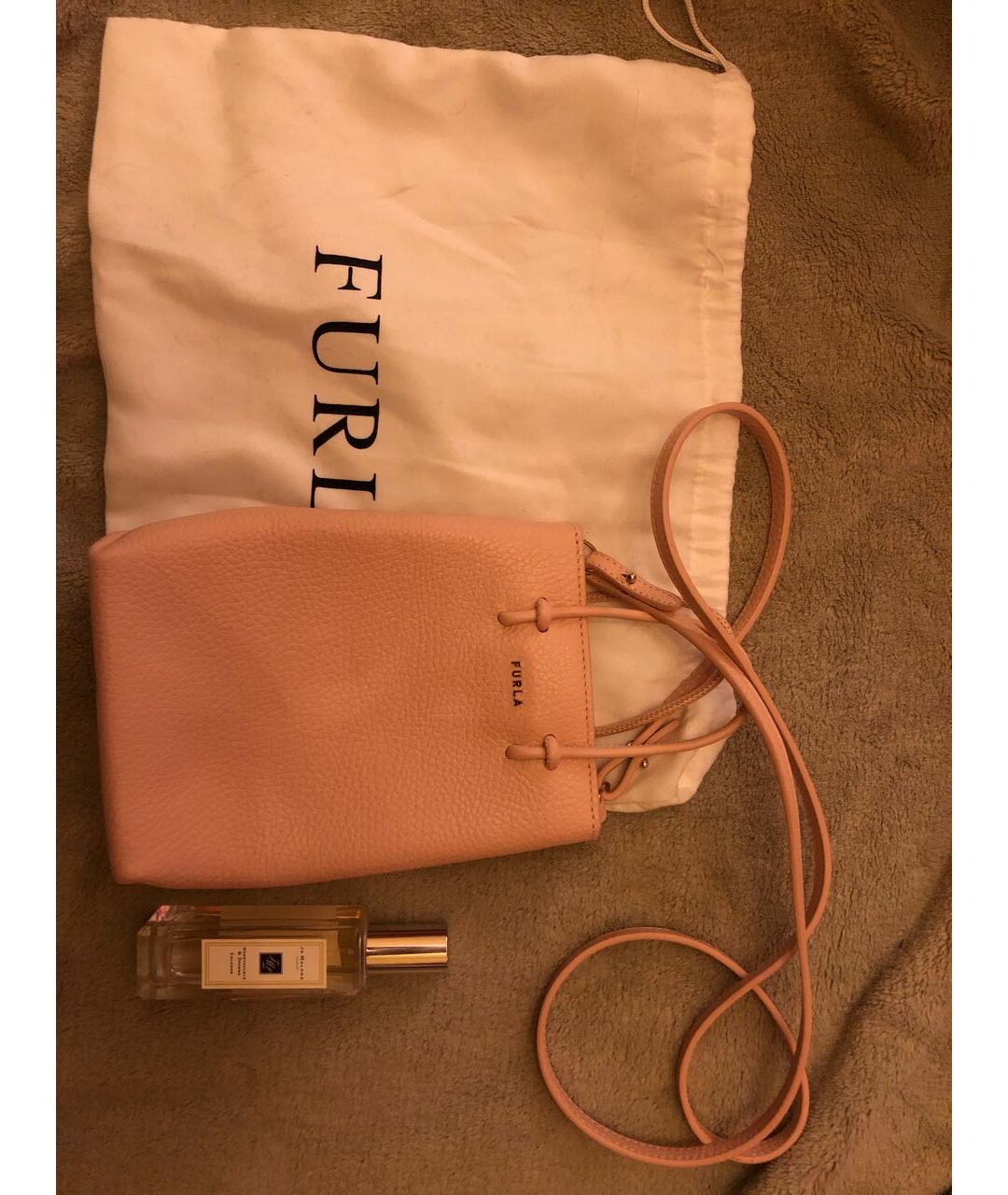 FURLA Розовая кожаная сумка тоут, фото 6