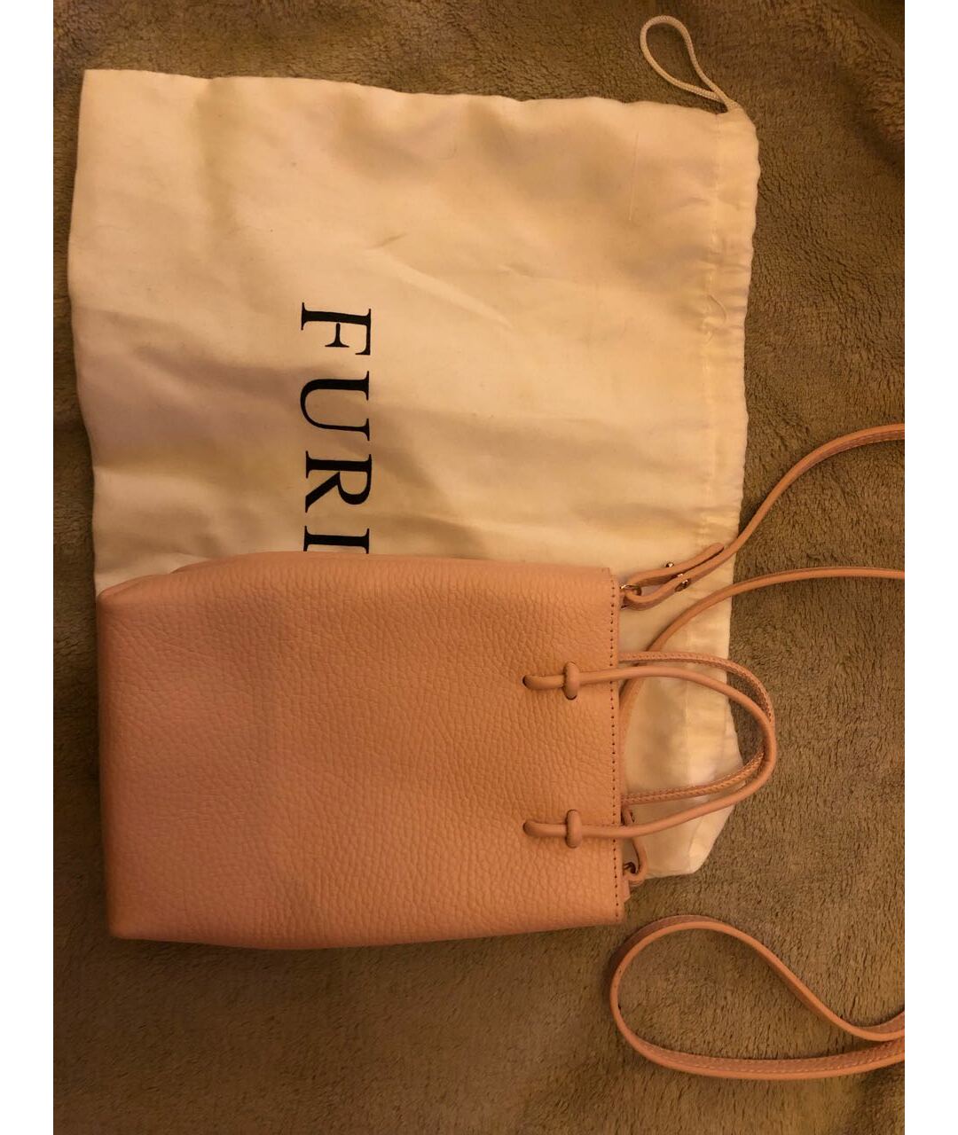 FURLA Розовая кожаная сумка тоут, фото 7