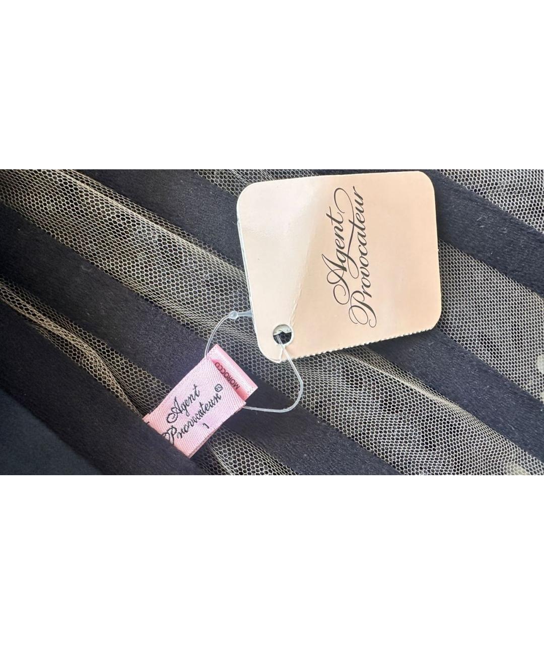AGENT PROVOCATEUR Черный полиэстеровый костюм с юбками, фото 4