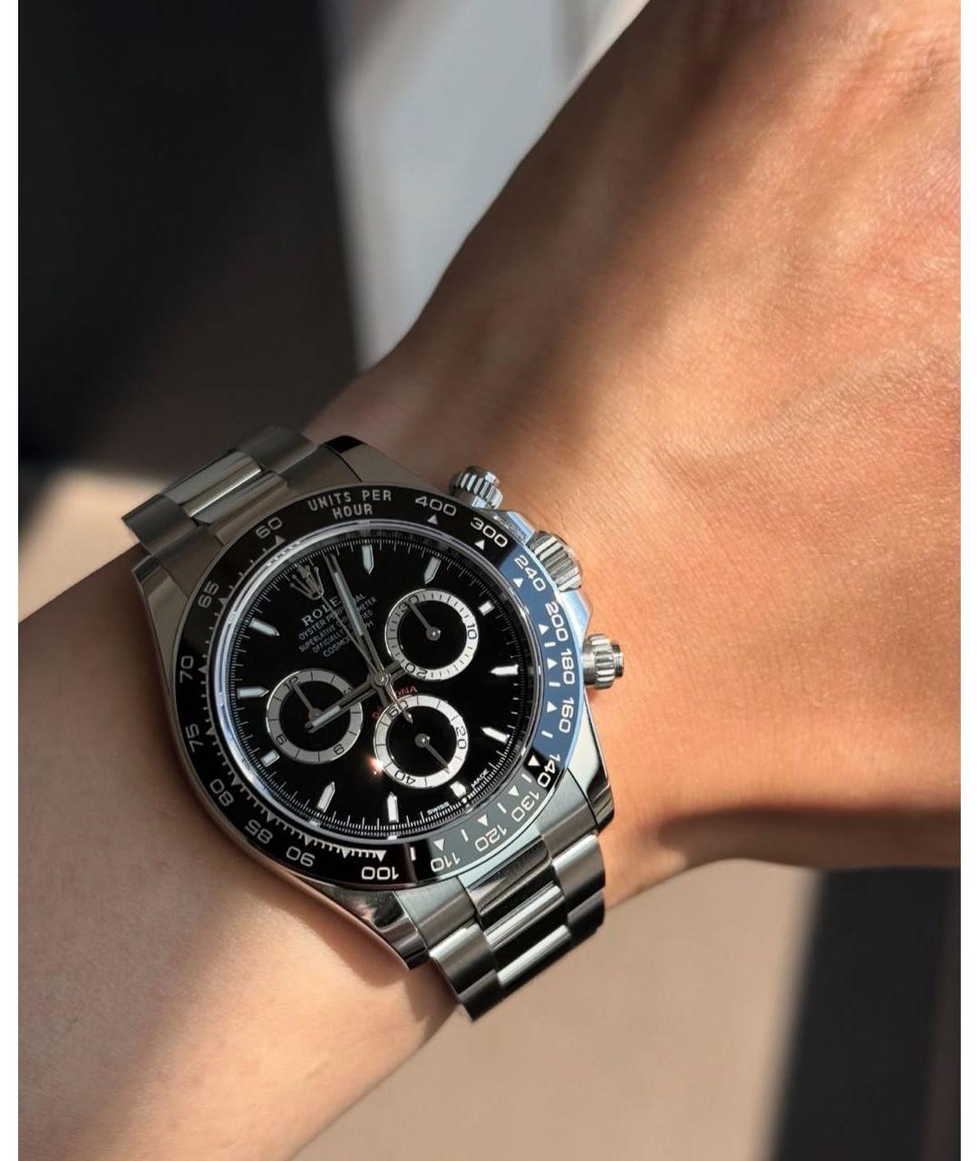 ROLEX Черные часы, фото 6