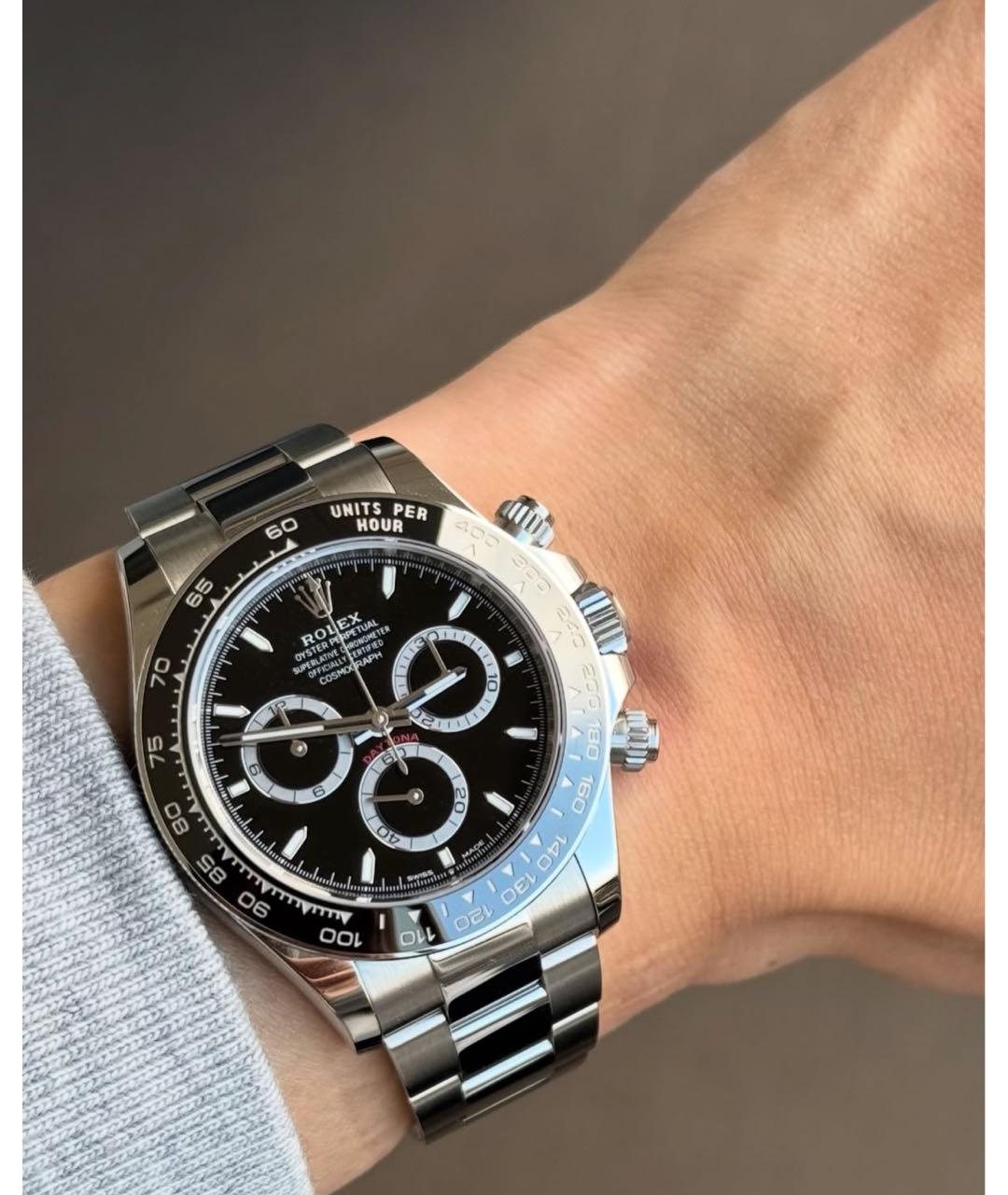 ROLEX Черные часы, фото 7
