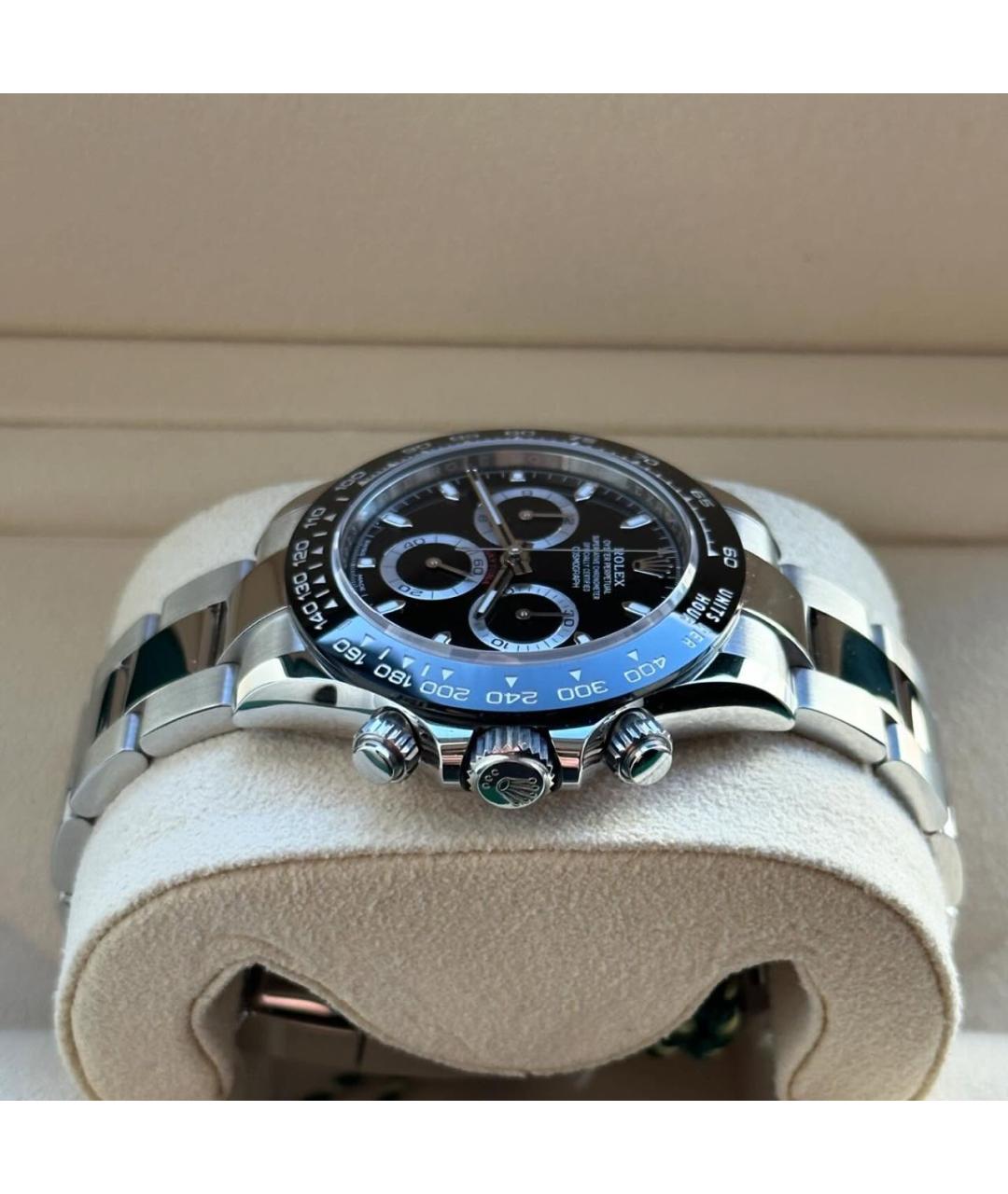 ROLEX Черные часы, фото 4