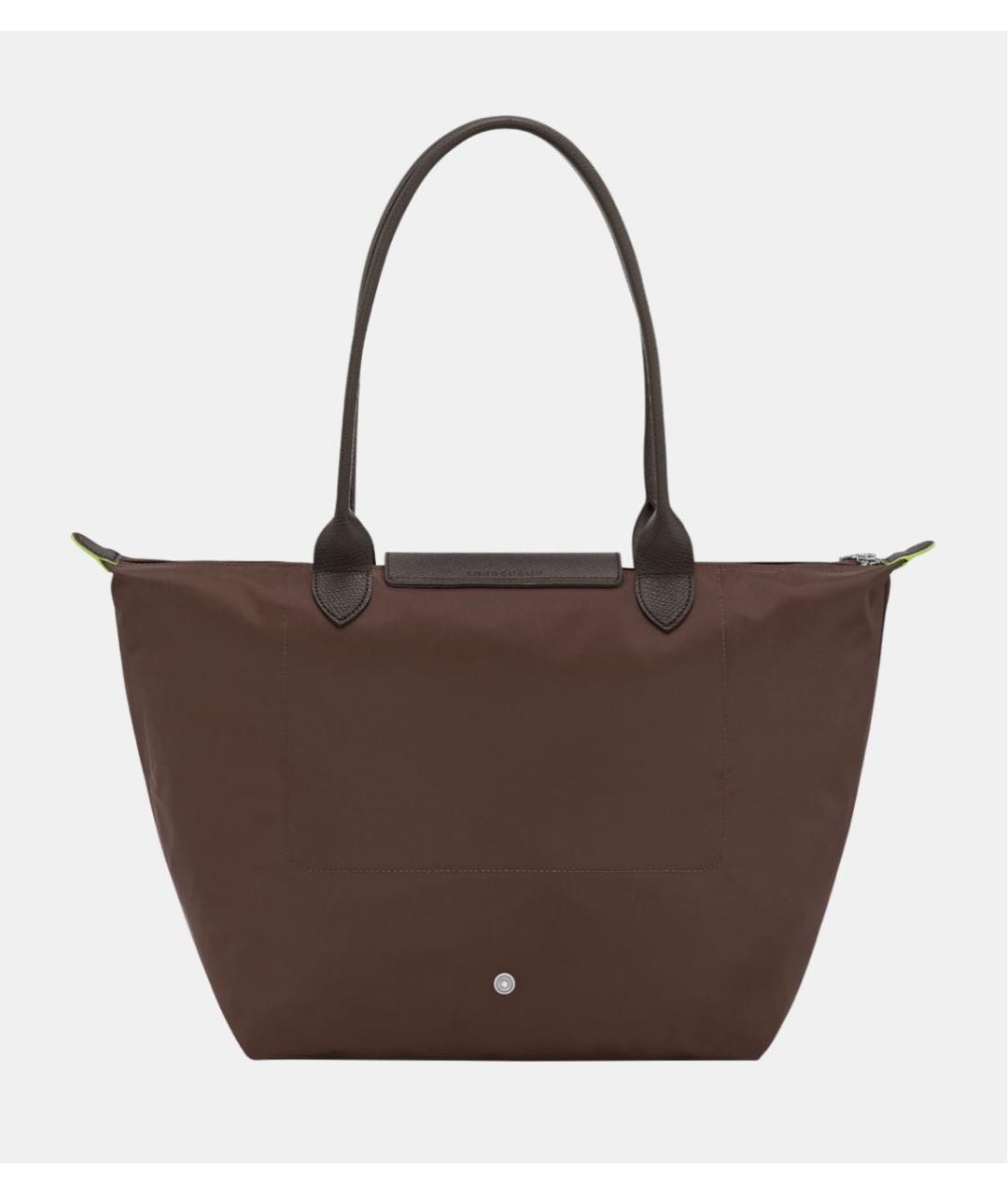 LONGCHAMP Коричневая кожаная сумка тоут, фото 3