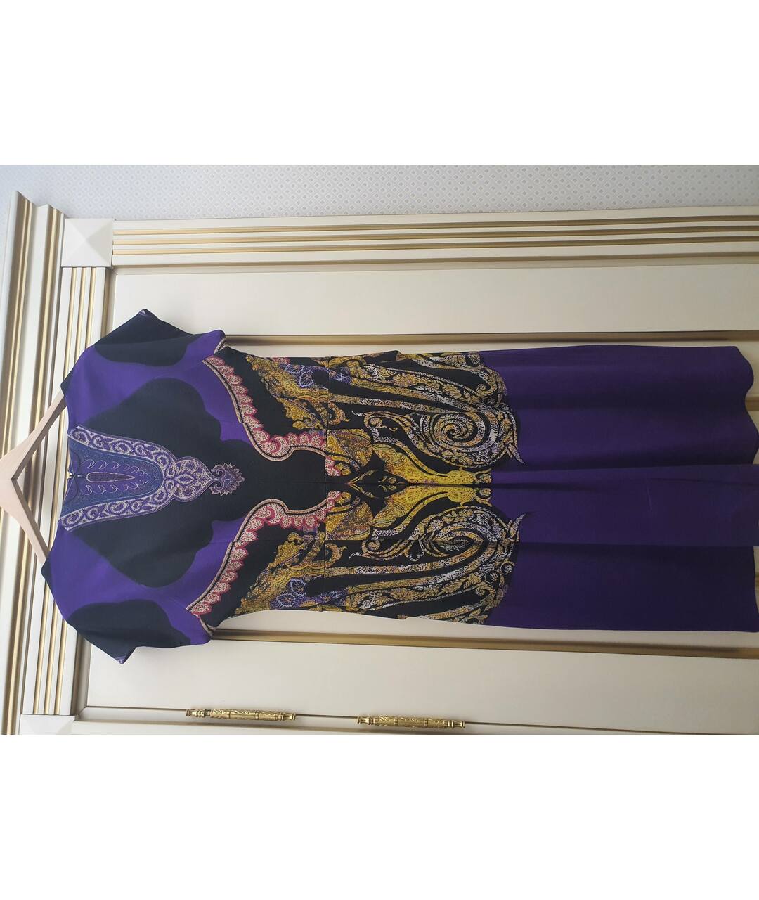 ETRO Фиолетовое коктейльное платье, фото 3