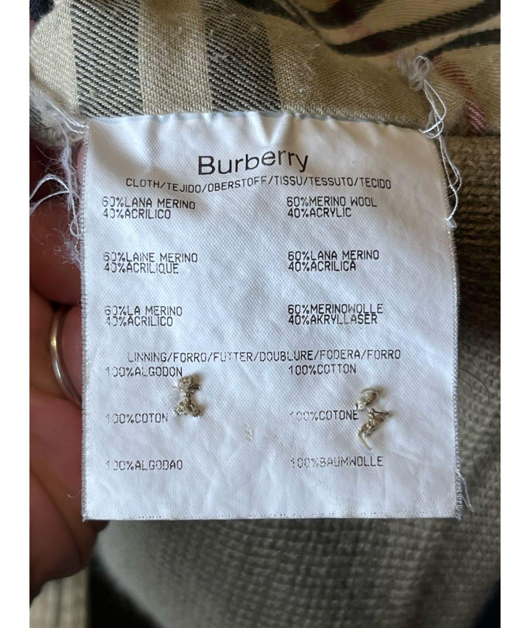 BURBERRY Бежевая куртка, фото 7