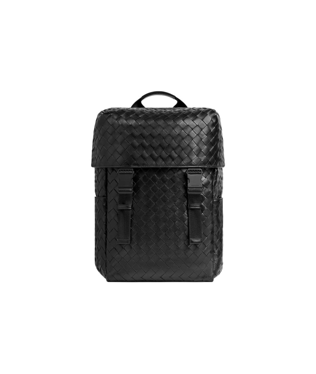 BOTTEGA VENETA Черный кожаный рюкзак, фото 1