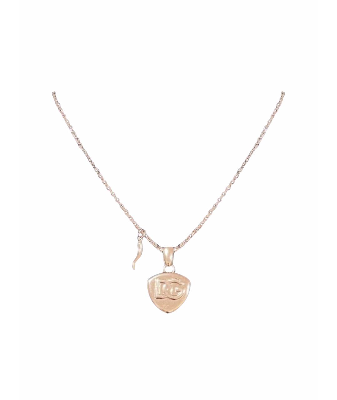 DOLCE&GABBANA Серебряная металлическая подвеска, фото 1