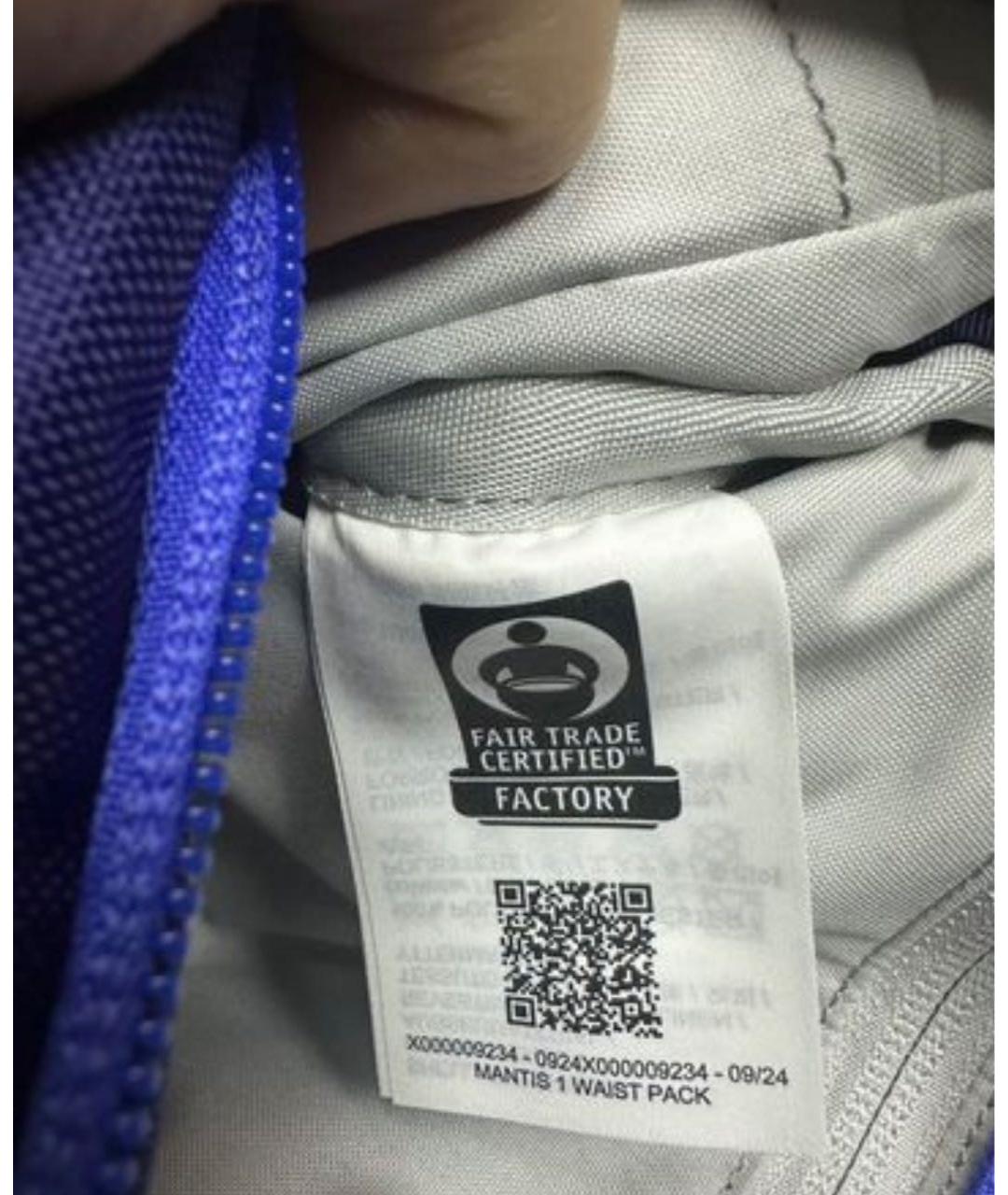 ARCTERYX Фиолетовая синтетическая поясная сумка, фото 7
