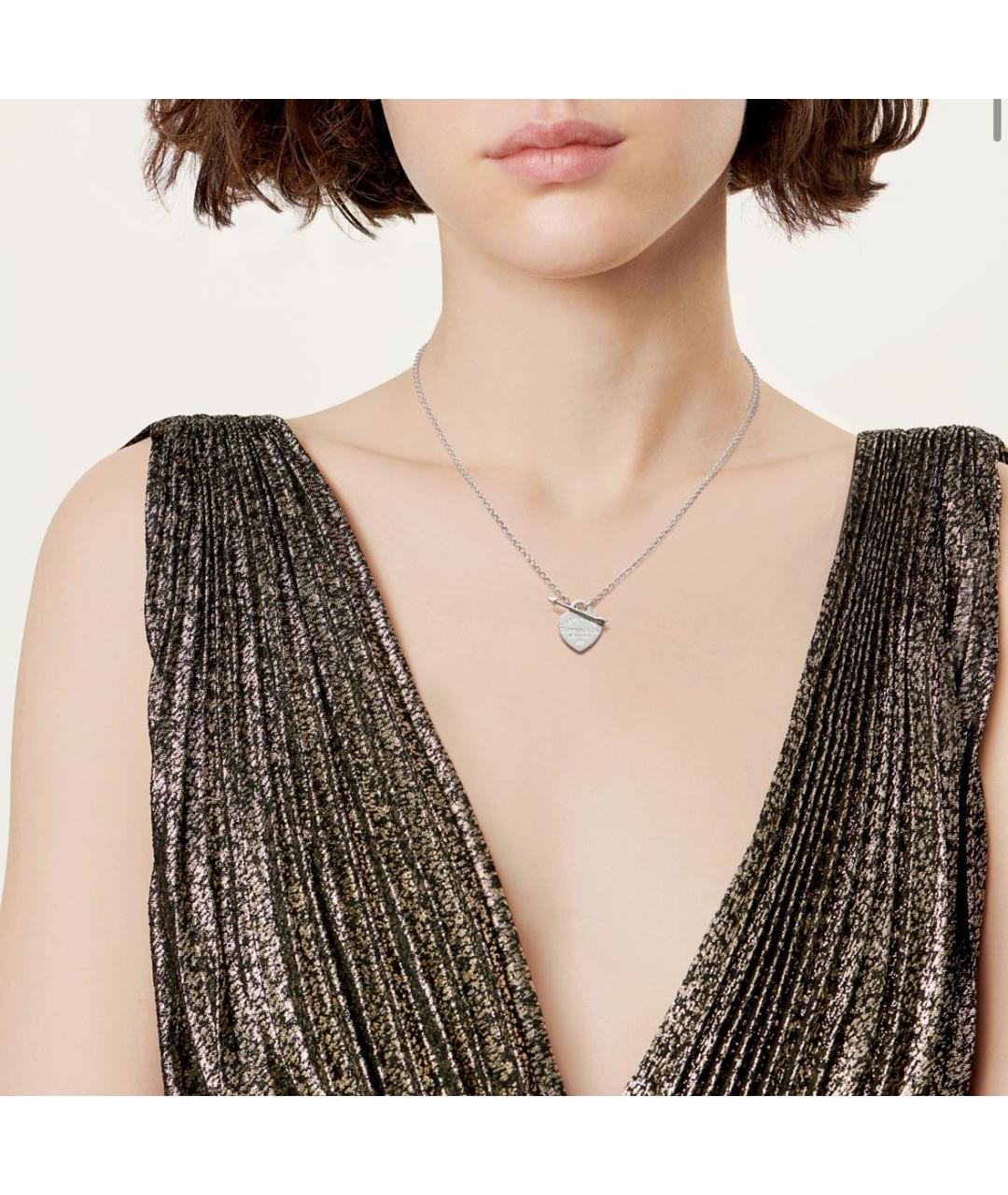 TIFFANY&CO Серебрянный серебряный кулон, фото 2