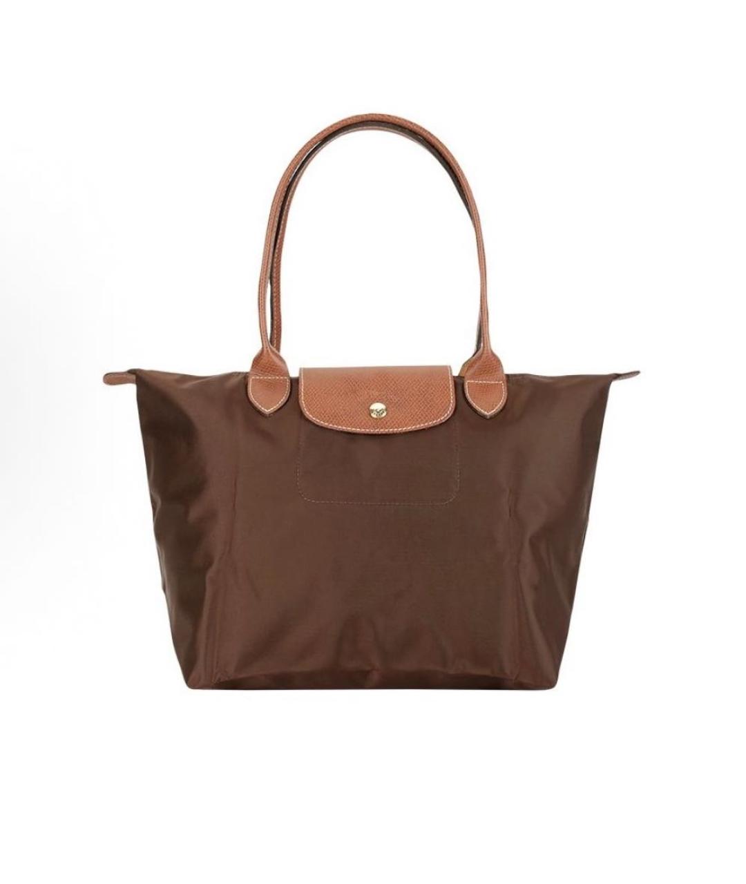 LONGCHAMP Коричневая сумка тоут, фото 8