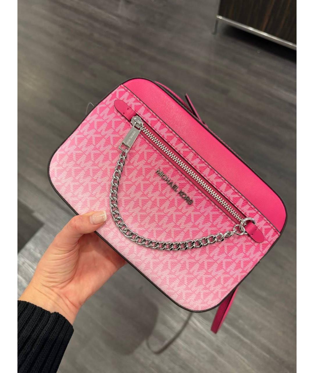 MICHAEL KORS Розовая сумка через плечо, фото 4
