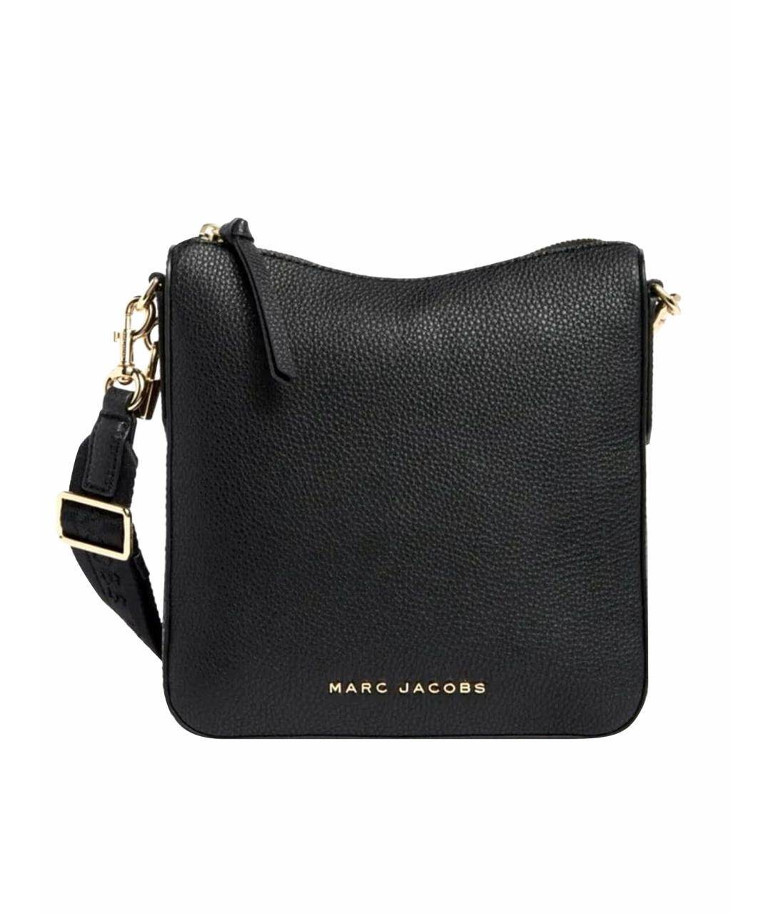 MARC JACOBS Черная кожаная сумка через плечо, фото 1