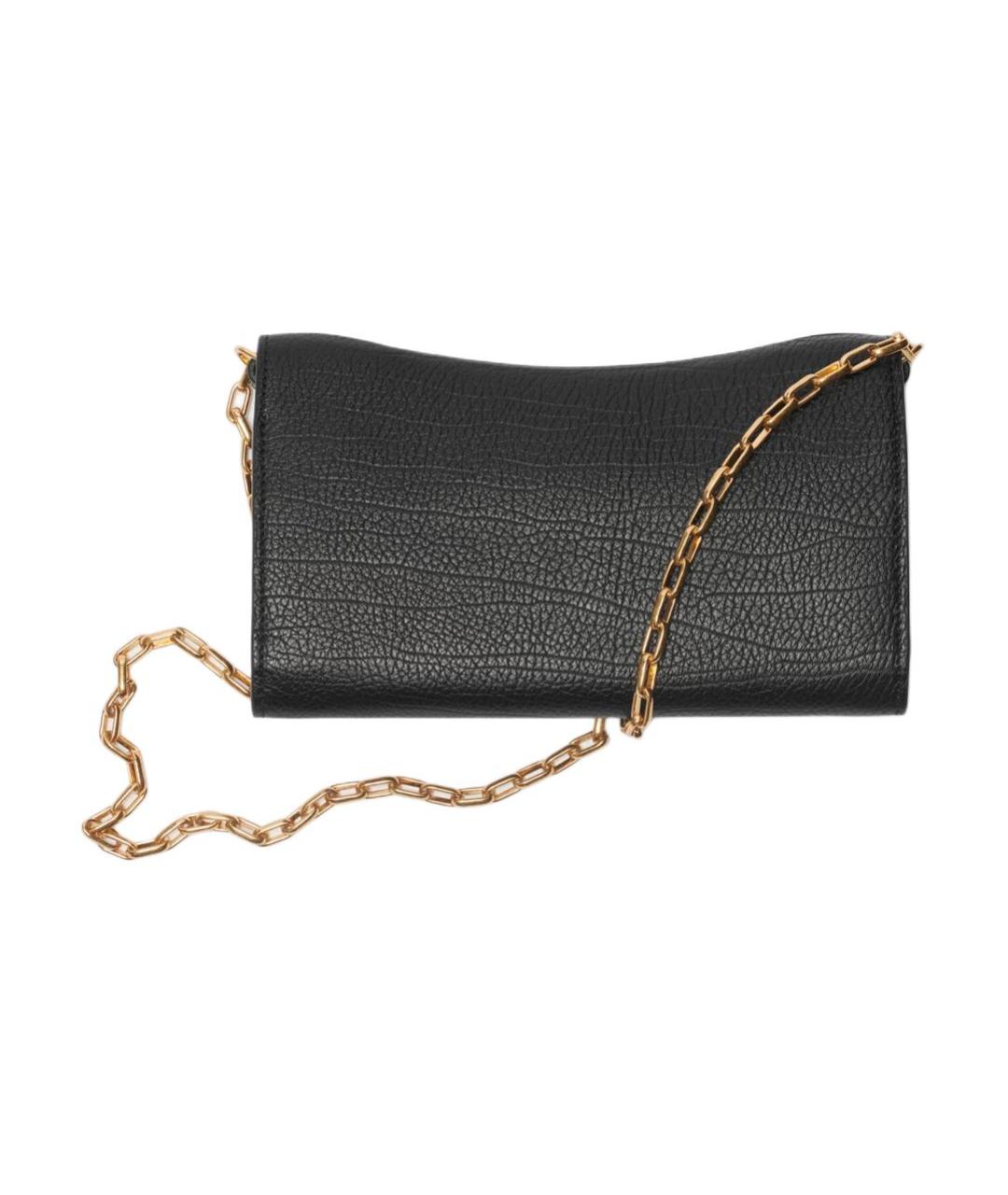 BURBERRY Черный кожаный кошелек, фото 2