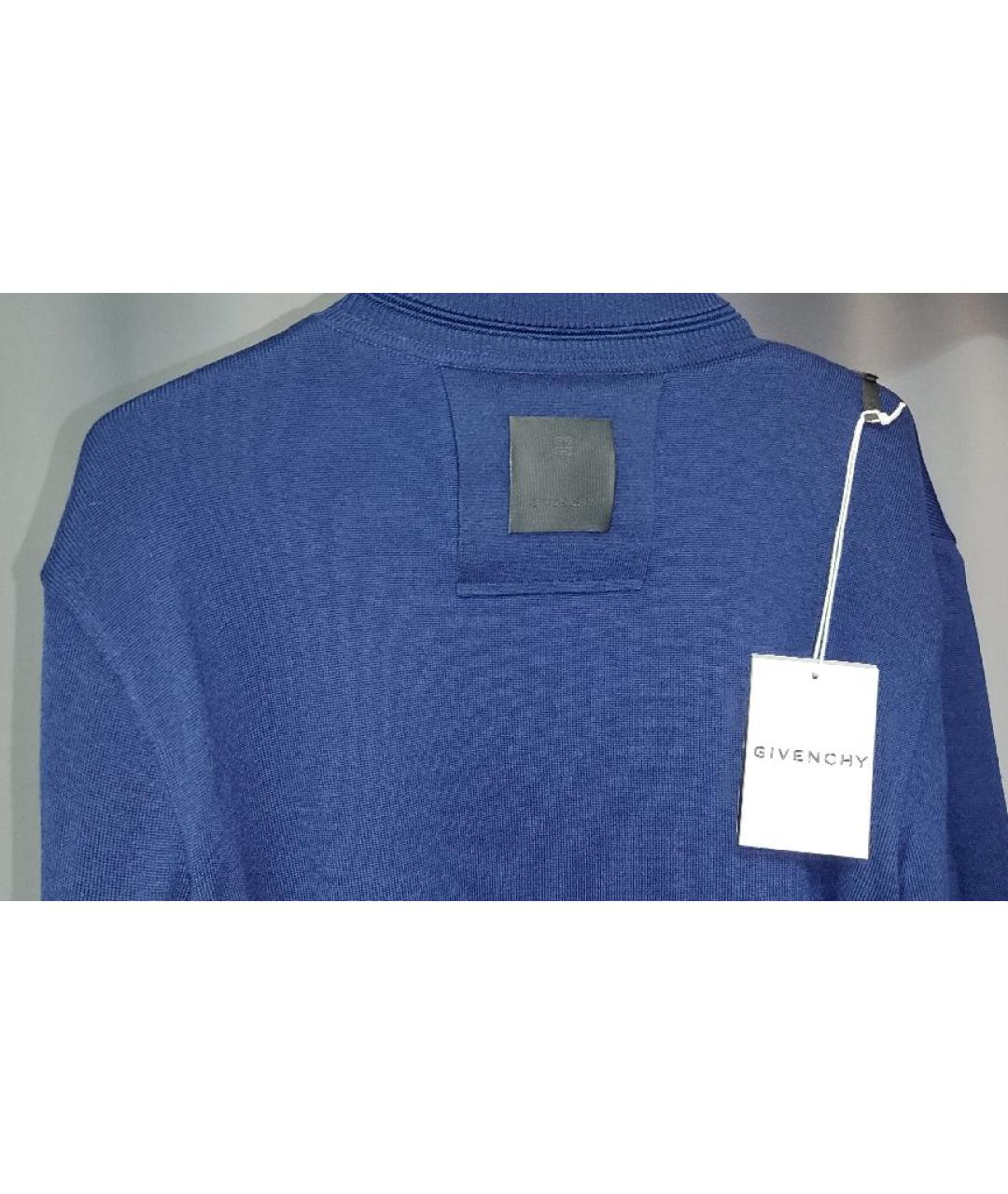GIVENCHY Темно-синяя шерстяная куртка, фото 3
