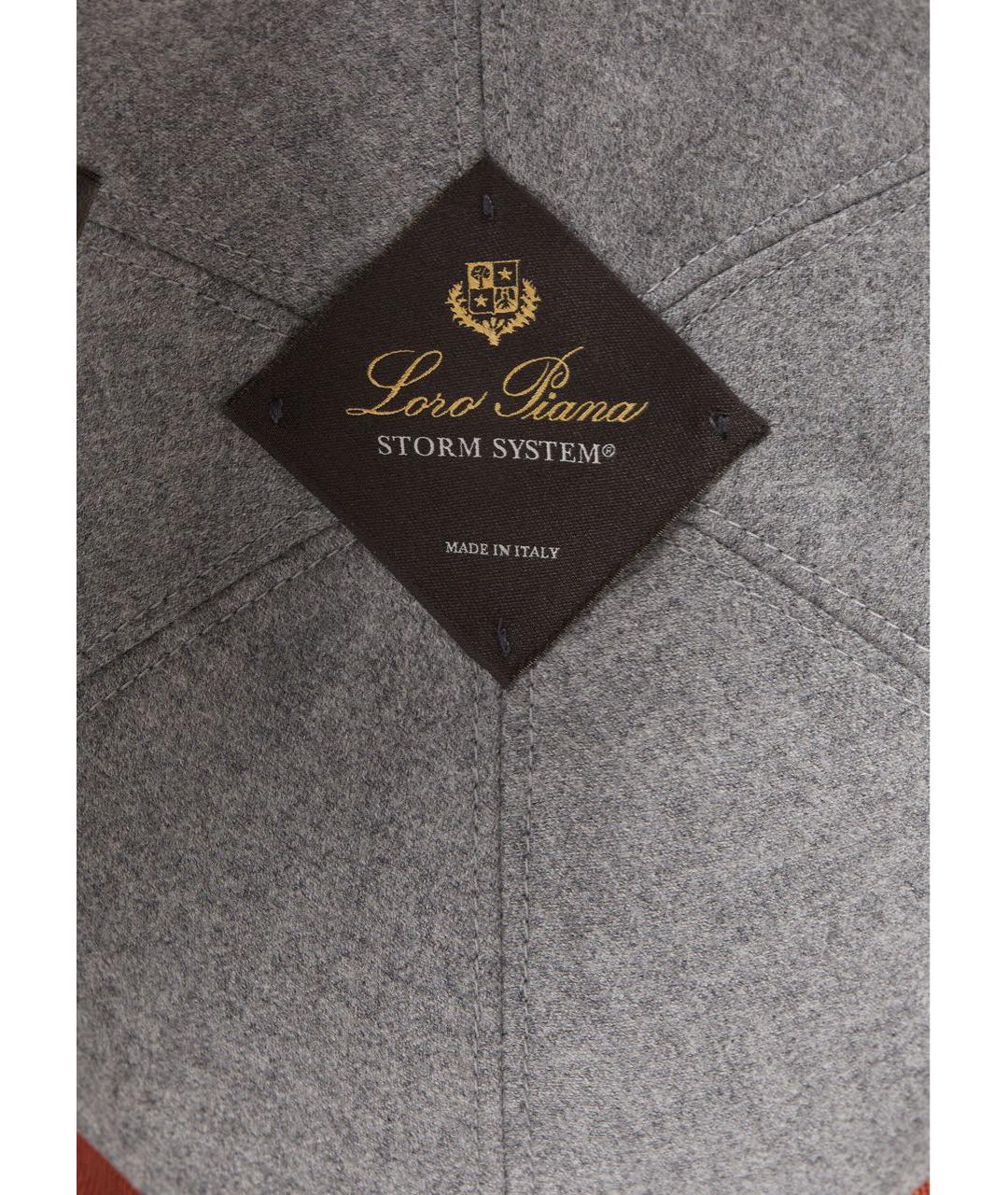 LORO PIANA Коричневая кашемировая кепка/бейсболка, фото 4