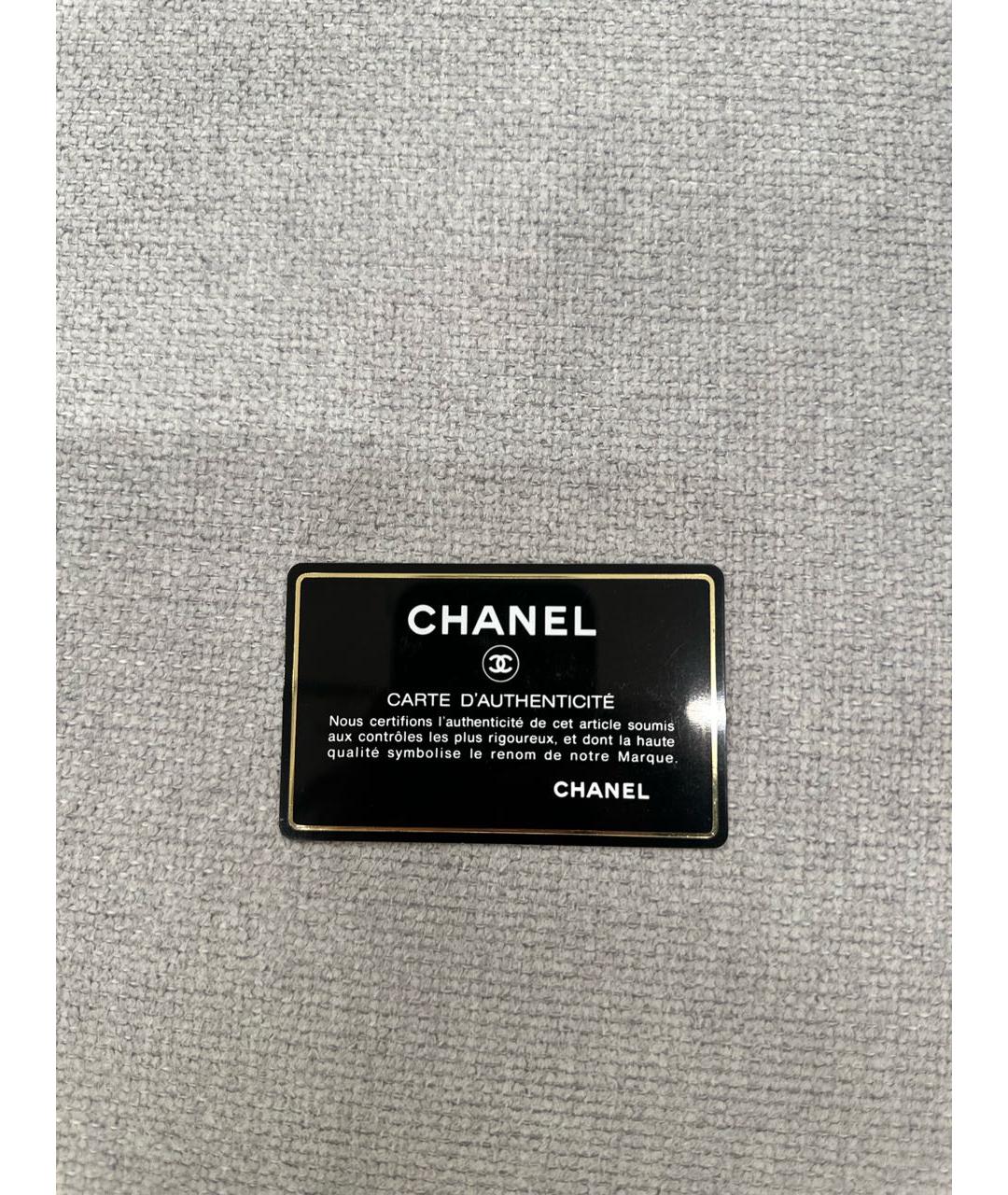 CHANEL Черная кожаная сумка с короткими ручками, фото 5