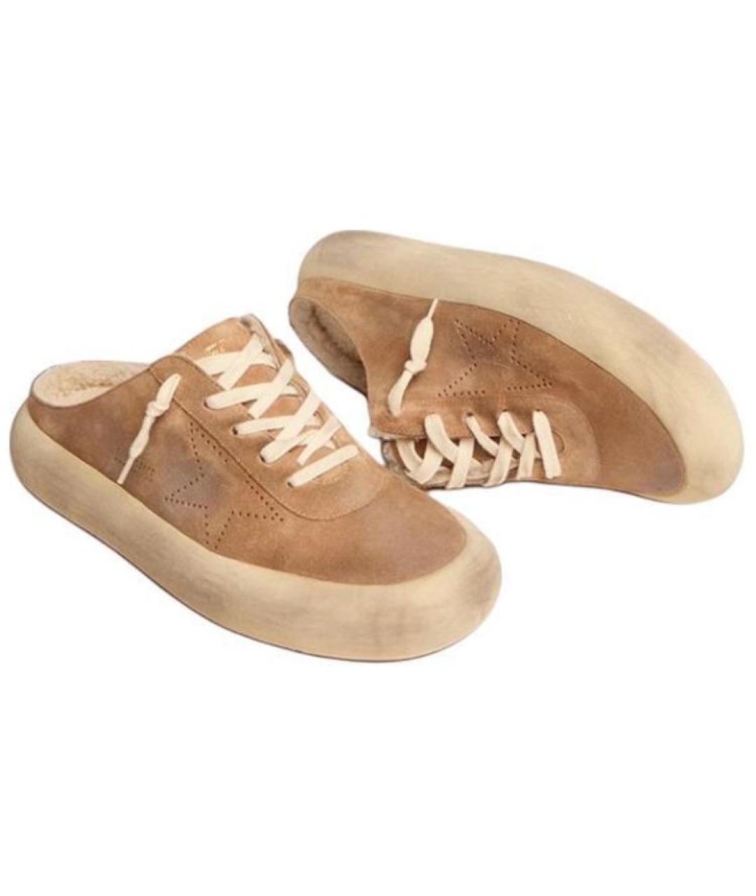 GOLDEN GOOSE DELUXE BRAND Коричневые слипоны, фото 3