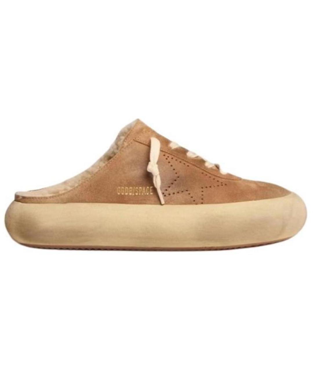 GOLDEN GOOSE DELUXE BRAND Коричневые слипоны, фото 1