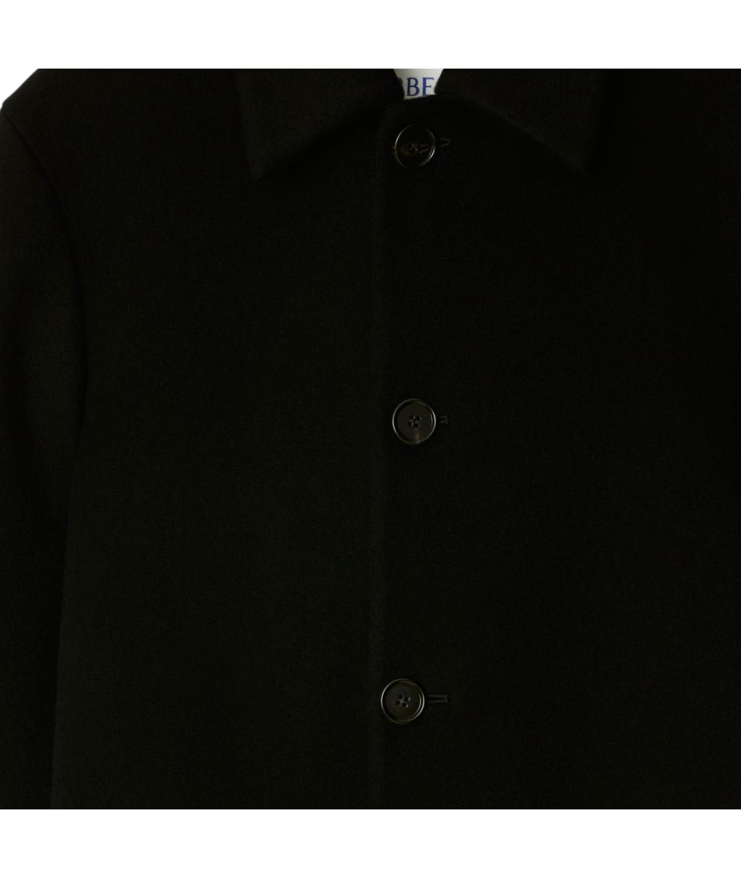 BURBERRY Черное пальто, фото 5