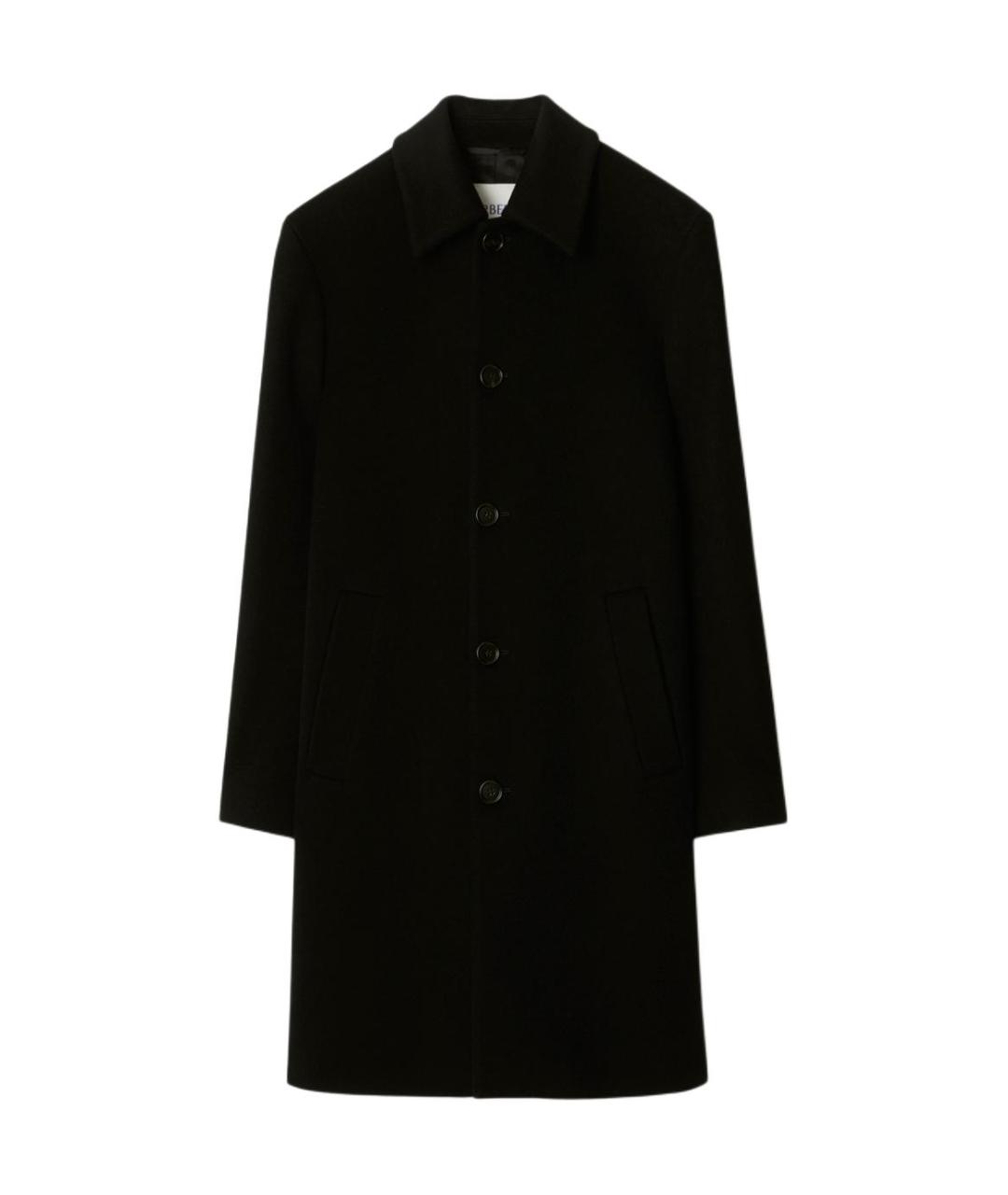 BURBERRY Черное пальто, фото 1