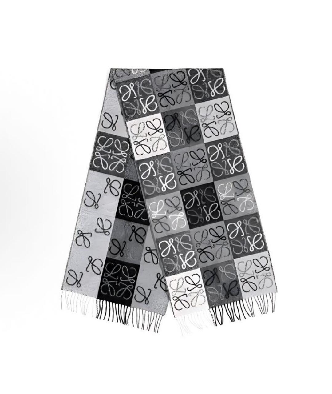LOEWE Кашемировый шарф, фото 3