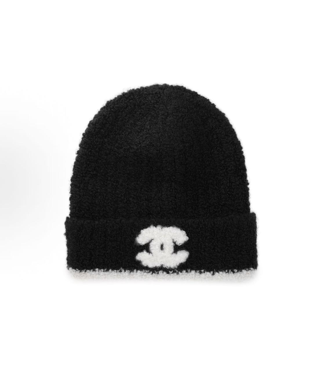 CHANEL Черная шапка, фото 5