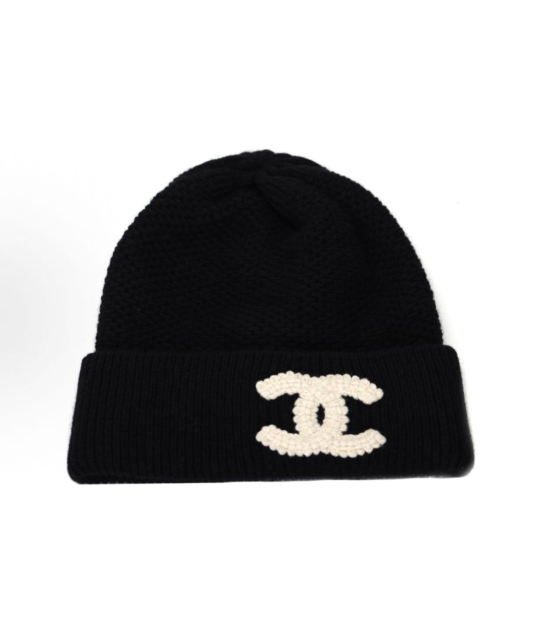 CHANEL Черная шапка, фото 5
