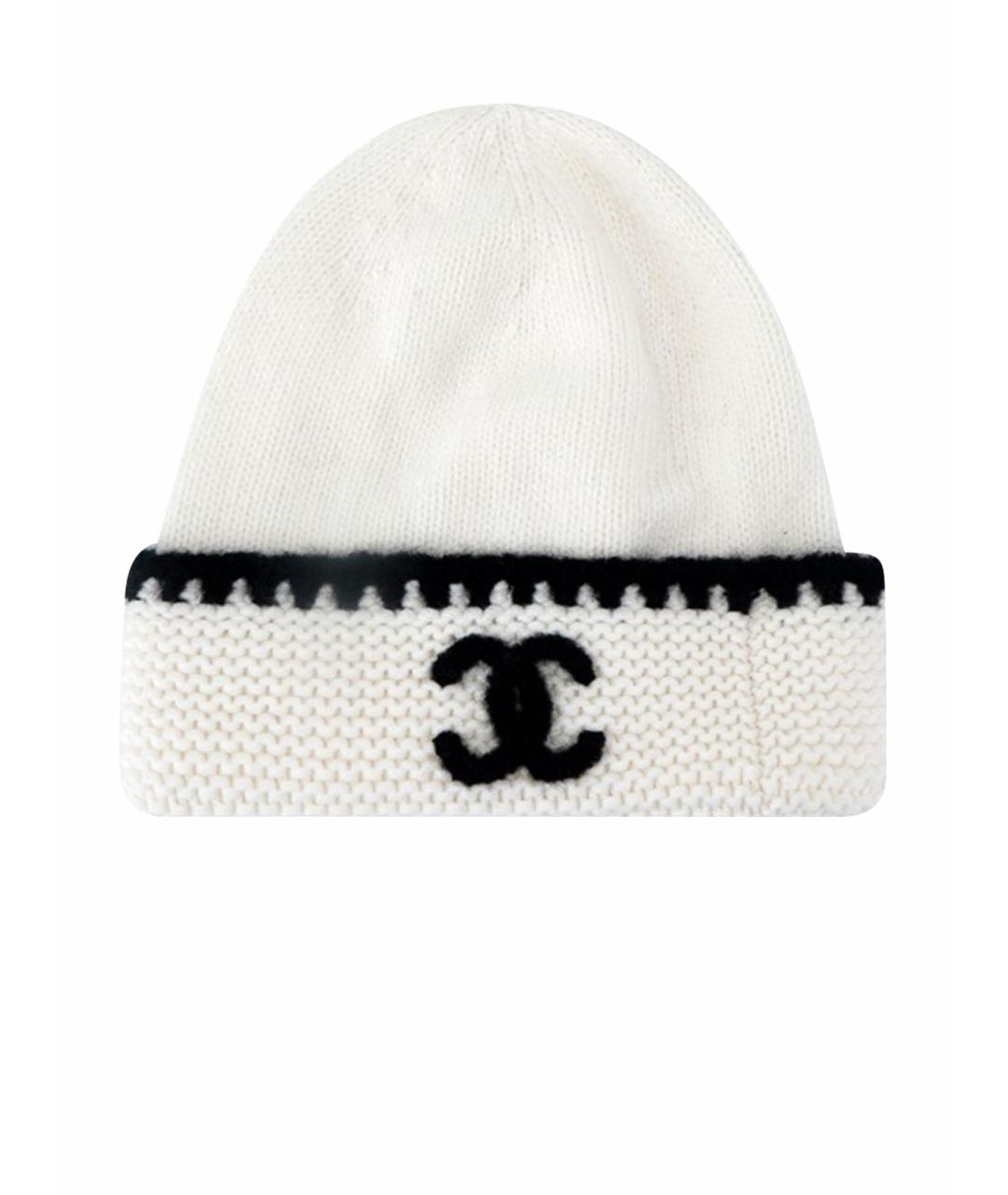 CHANEL Белая шапка, фото 1