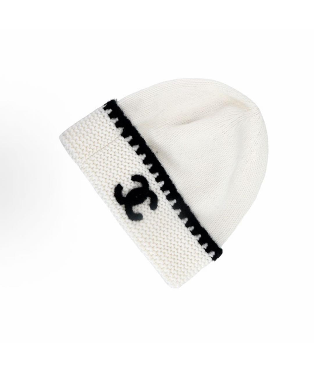CHANEL Белая шапка, фото 3