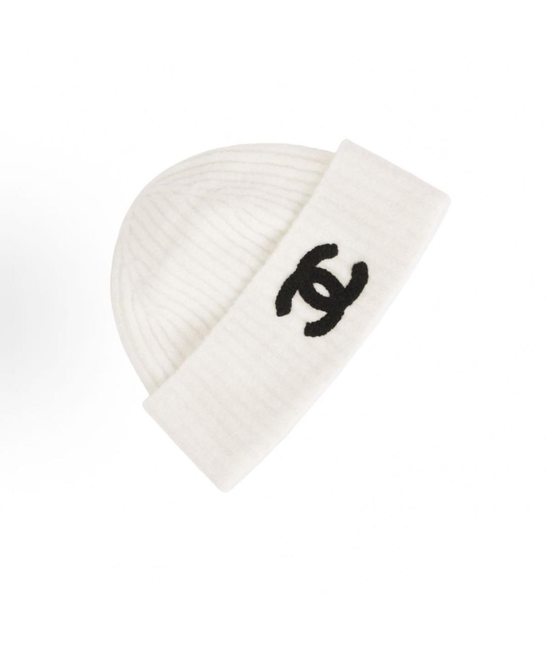 CHANEL Белая шапка, фото 2
