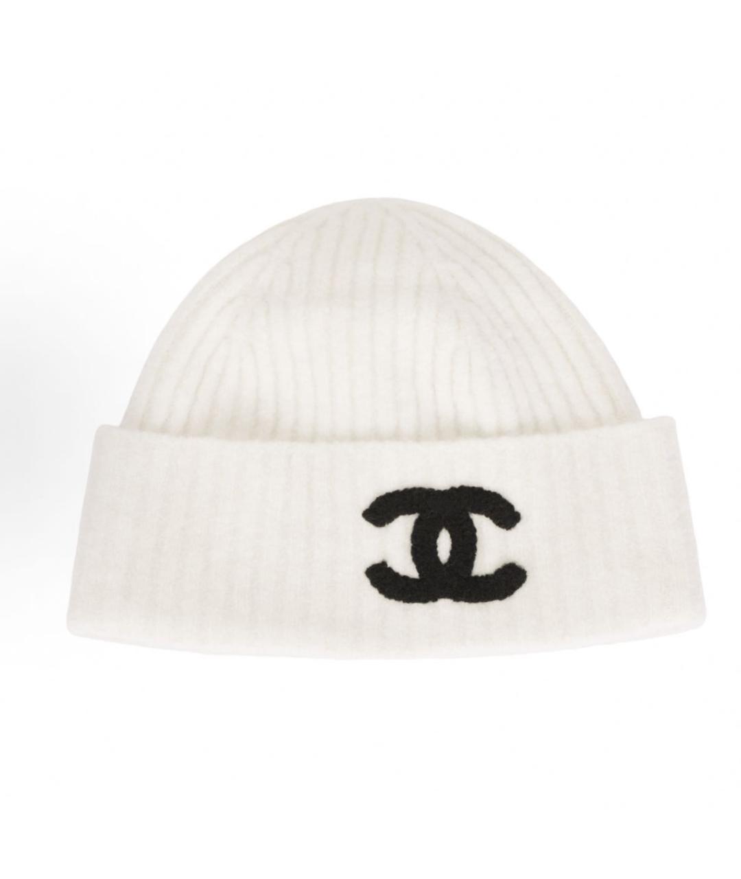 CHANEL Белая шапка, фото 4