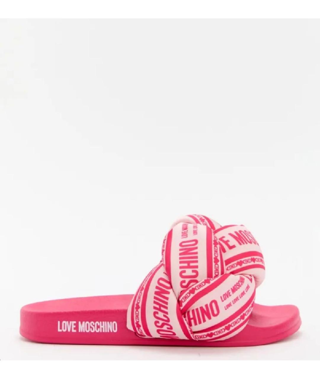 LOVE MOSCHINO Мульти шлепанцы, фото 4