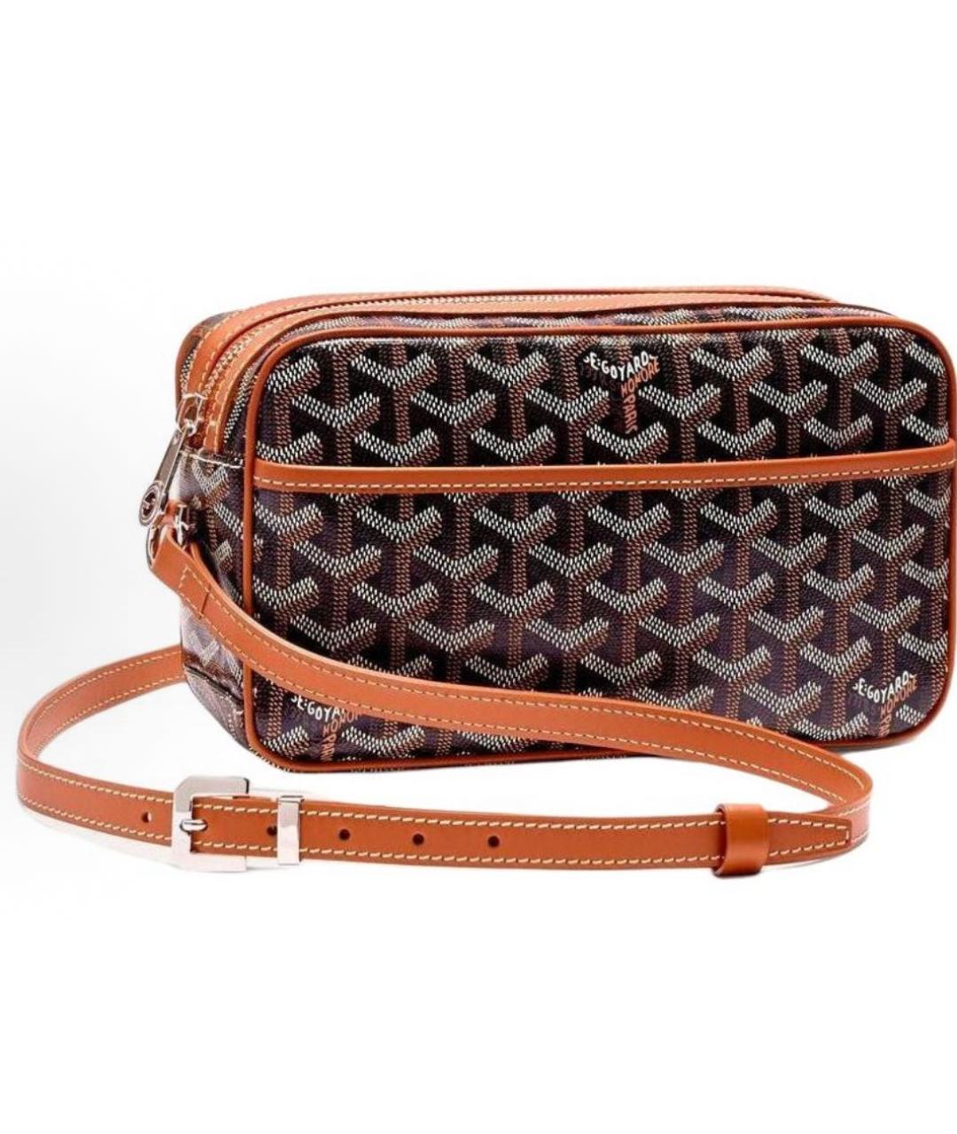 GOYARD Кожаная сумка на плечо, фото 6