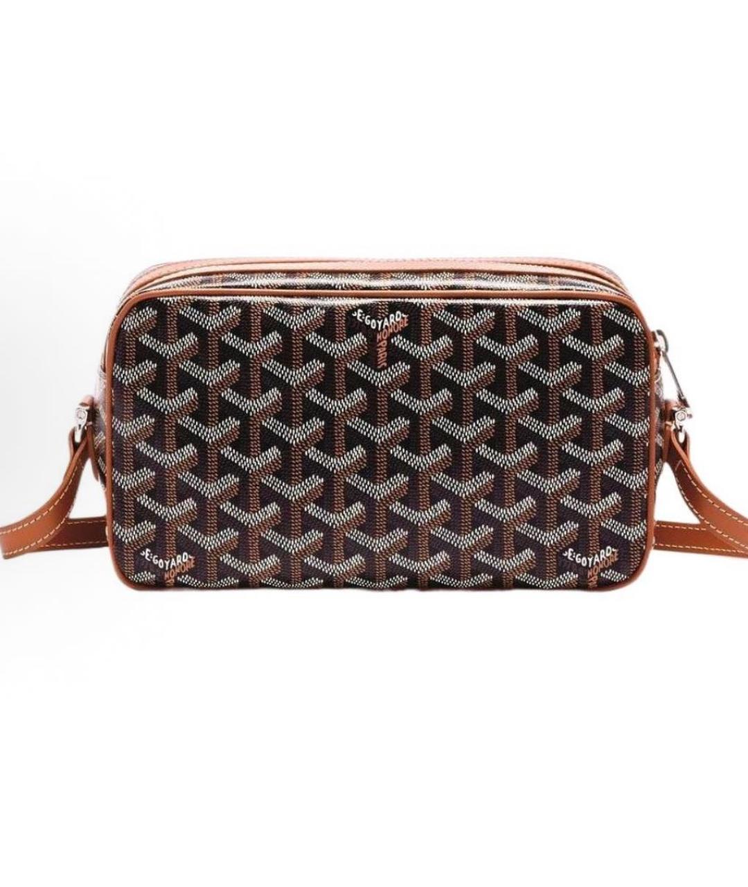 GOYARD Кожаная сумка на плечо, фото 3