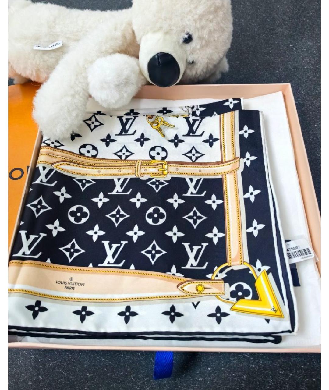 LOUIS VUITTON Шелковый платок, фото 3