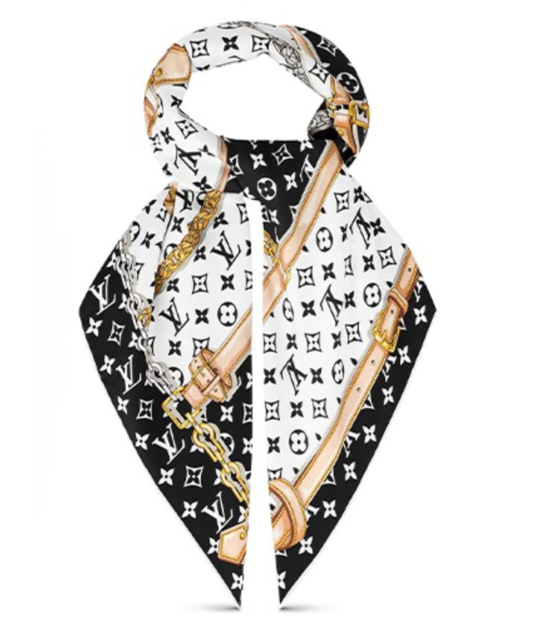 LOUIS VUITTON Шелковый платок, фото 2