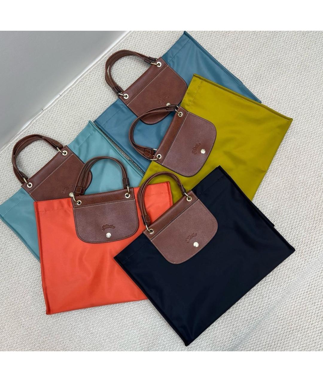 LONGCHAMP Оранжевая сумка тоут, фото 7
