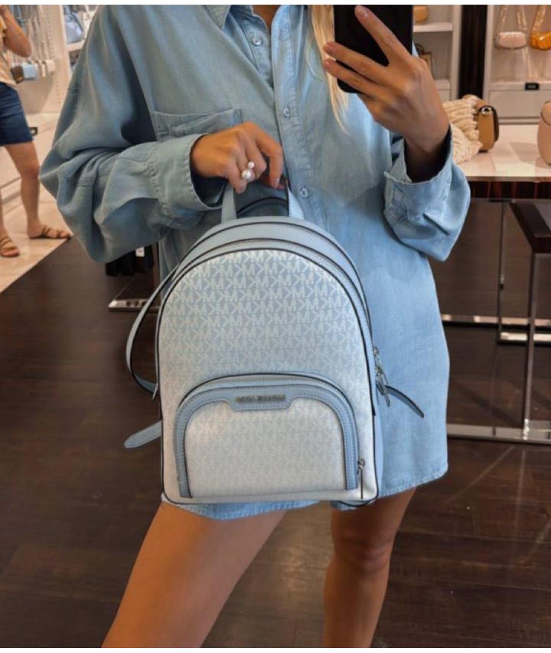 MICHAEL KORS Голубой рюкзак, фото 4