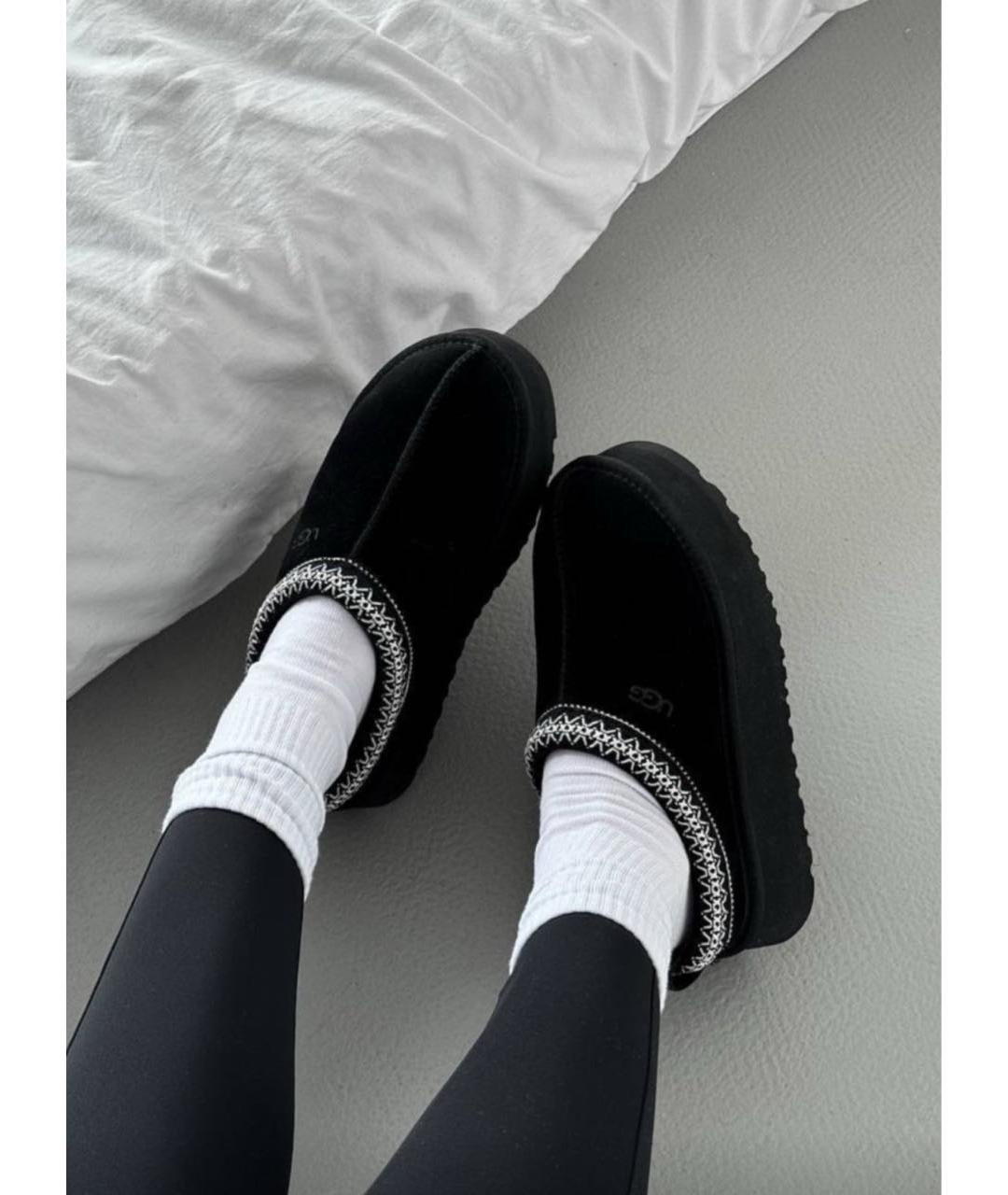 UGG AUSTRALIA Черные замшевые ботинки, фото 6