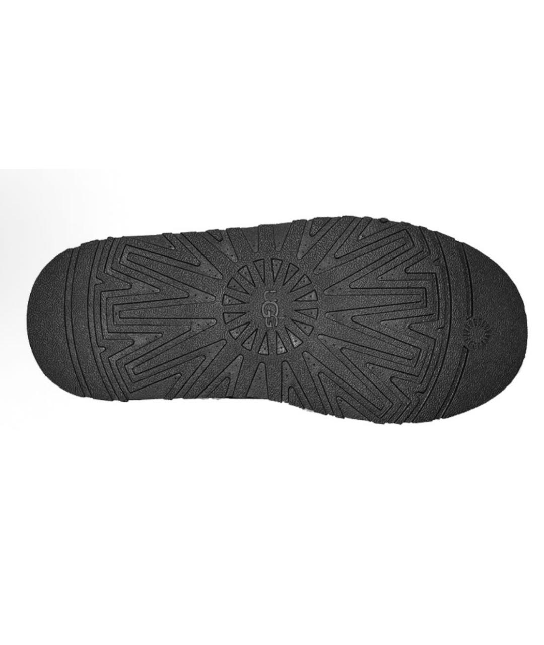 UGG AUSTRALIA Черные замшевые ботинки, фото 4