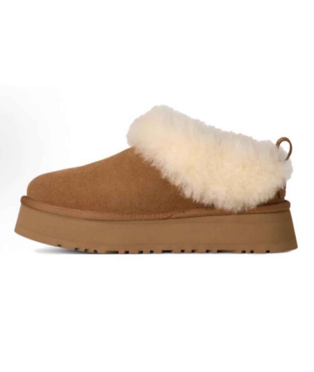 UGG AUSTRALIA Бежевые замшевые ботинки, фото 5