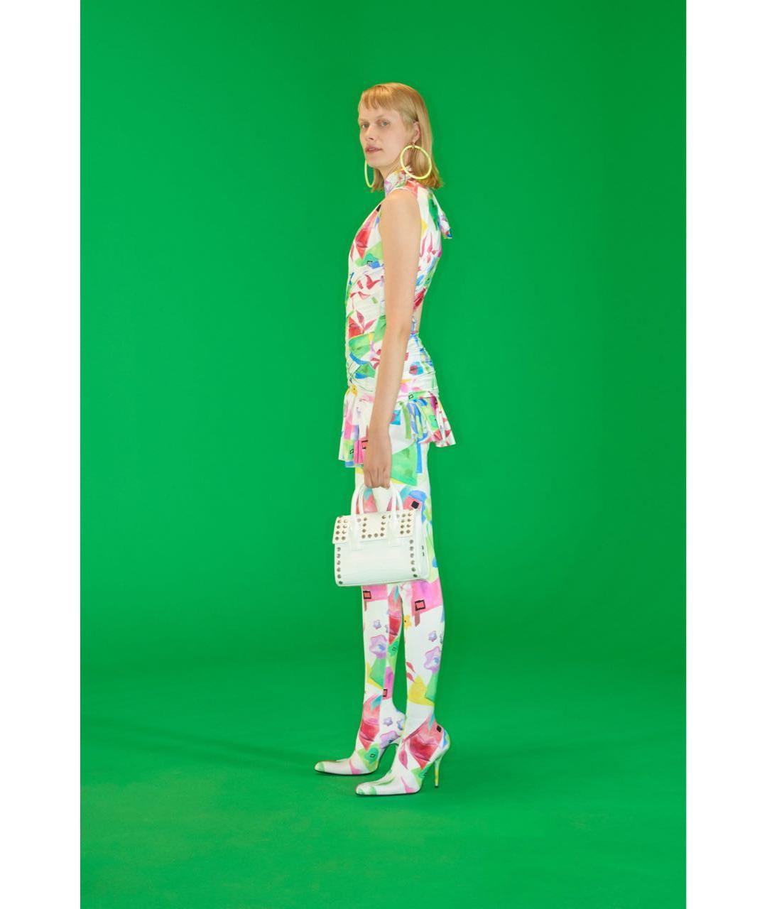 BALENCIAGA Мульти шелковая блузы, фото 7