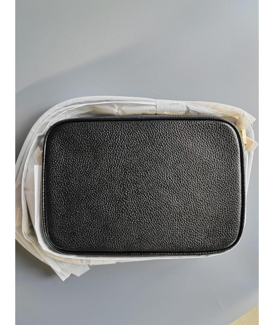 MICHAEL KORS Черная кожаная сумка через плечо, фото 8