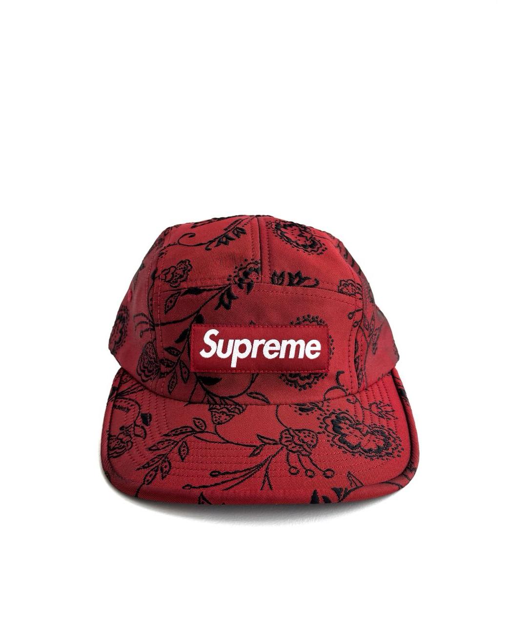 SUPREME Бордовая кепка/бейсболка, фото 2